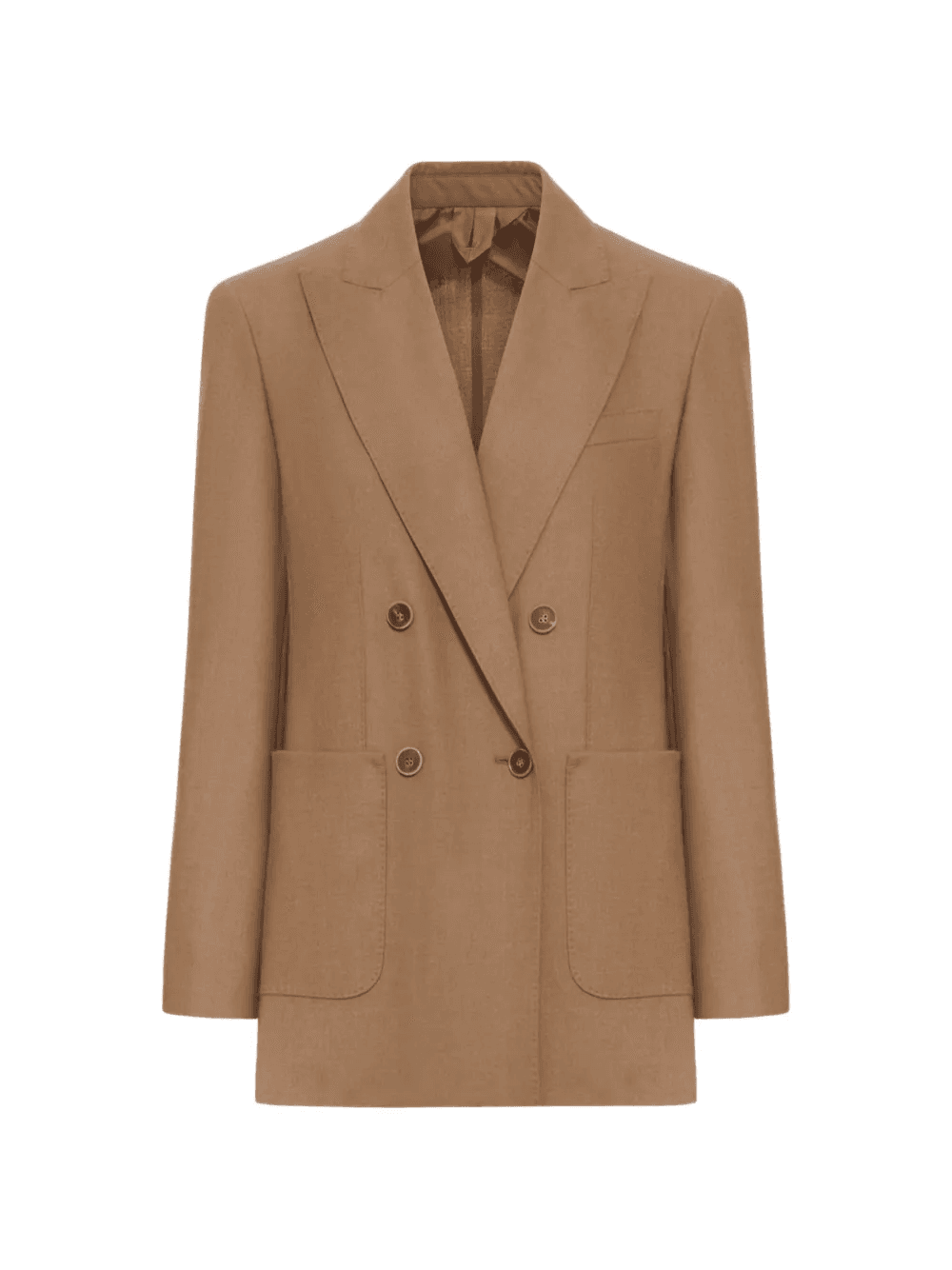 double-breasted cashmere blazer - Image 1