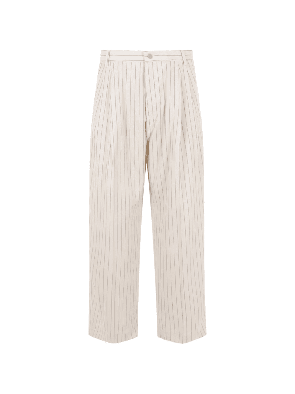 pinstripe cropped trousers - Image 1