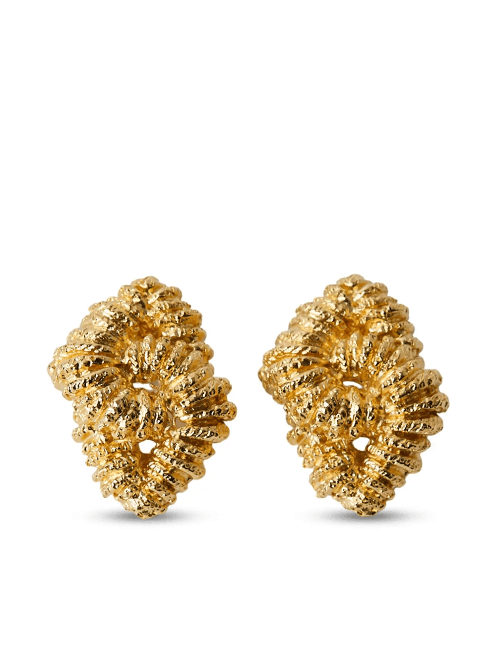 Loto chunky textured earrings - Image 1