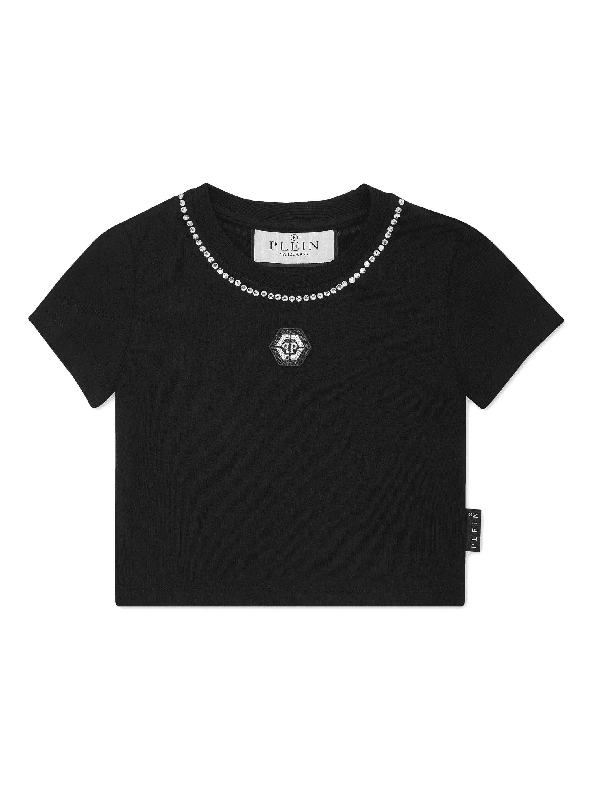 crystal-embellished T-shirt - Image 1