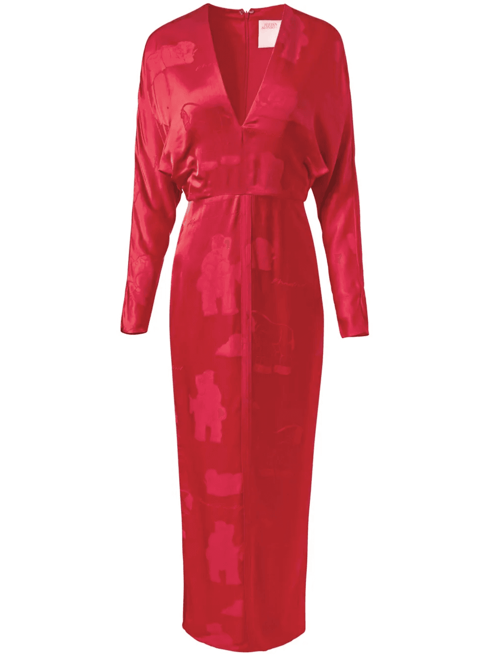 drape-sleeve gown - Image 1