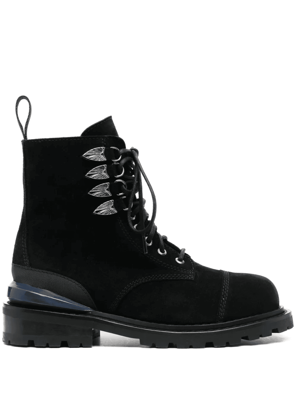 suede lace-up boots - Image 1