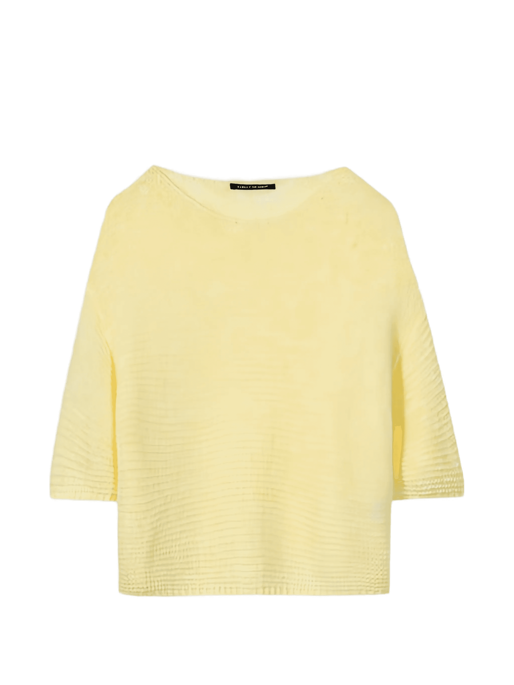 short-sleeved wool sweater - Image 1