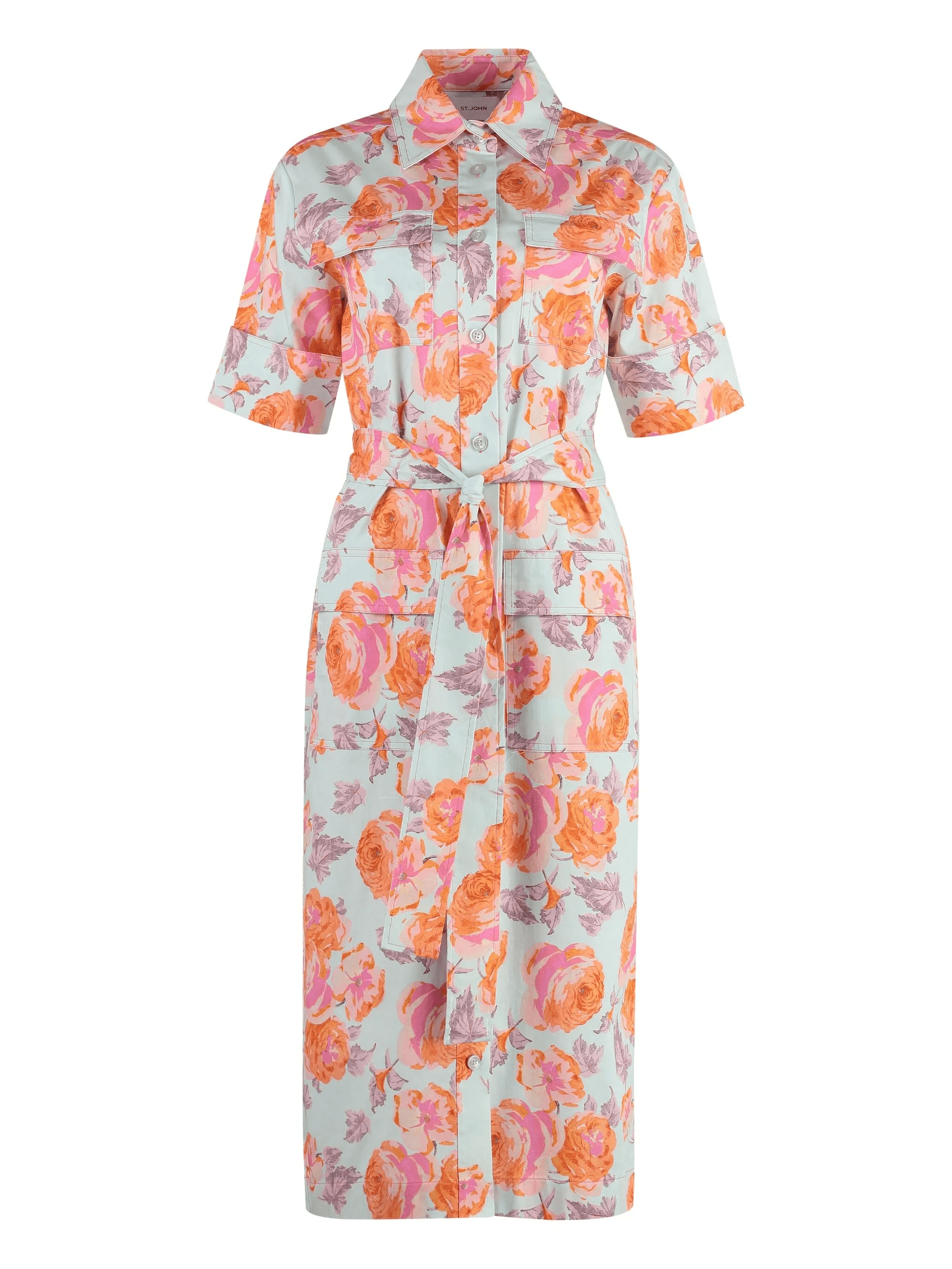 belted shirt dress - Image 1