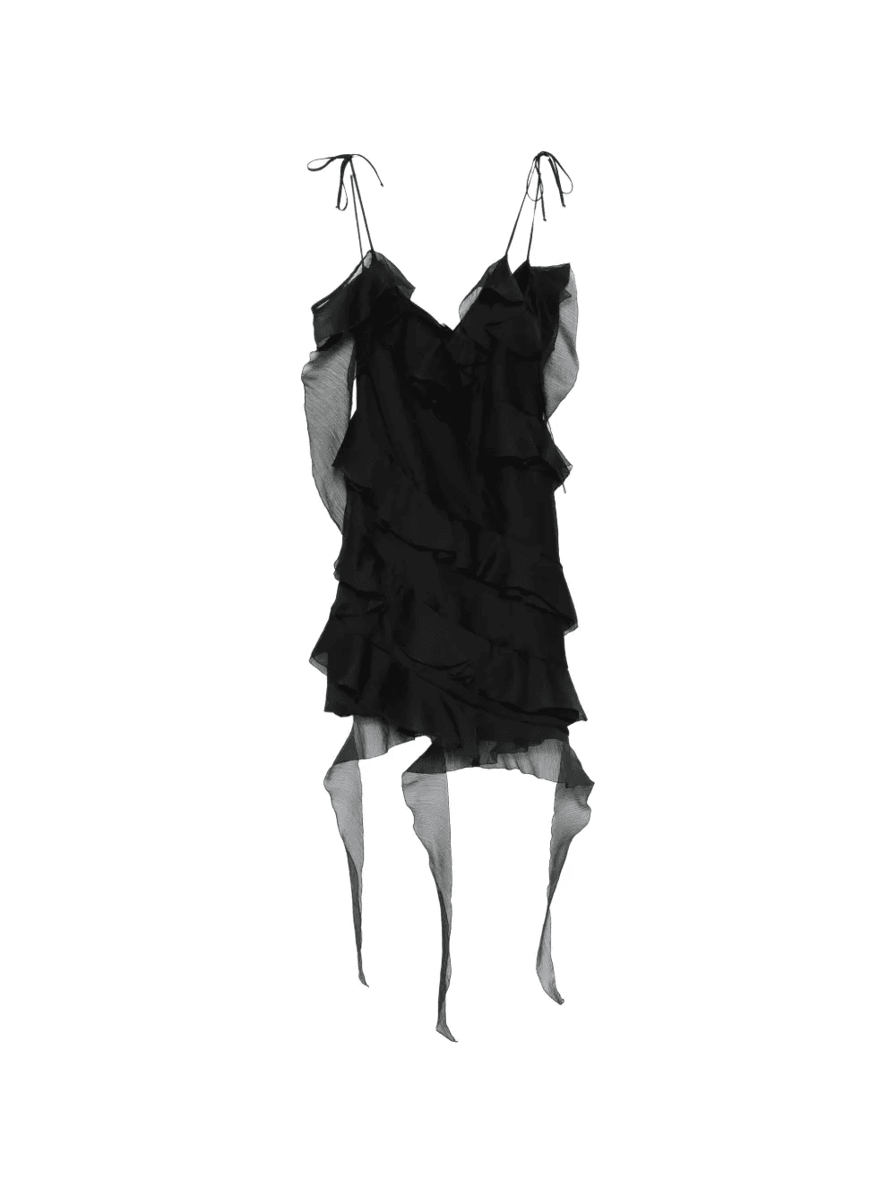 ruffled mini dress - Image 1