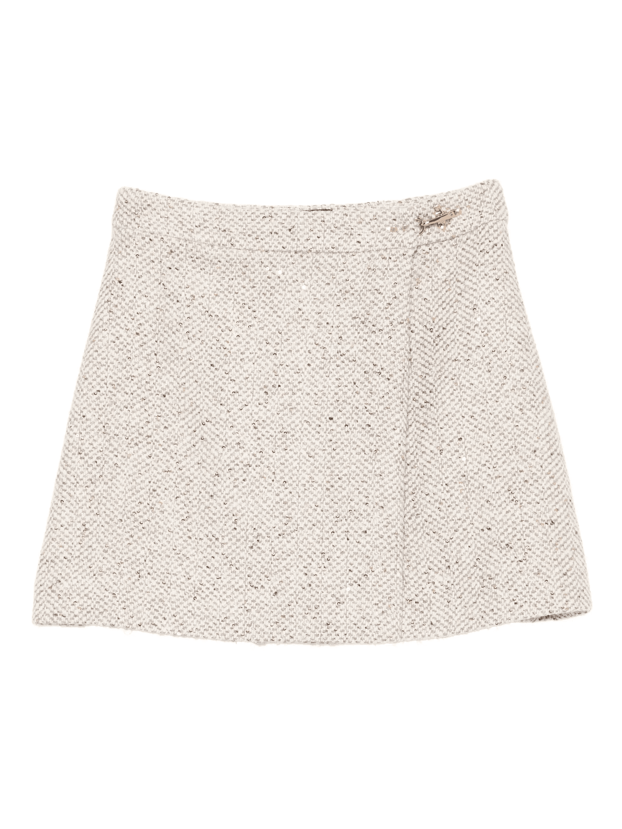 sequin-embellished mini skirt - Image 1