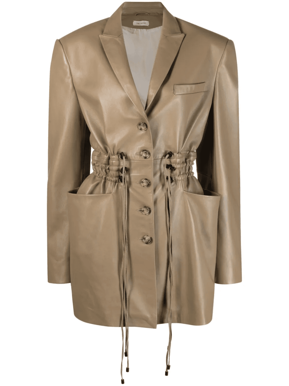Irbid leather blazer dress - Image 1