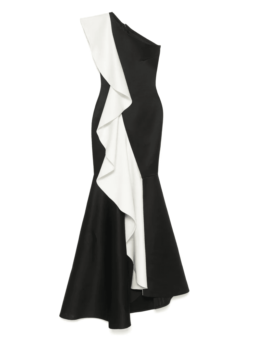 one-shoulder mermaid gown - Image 1