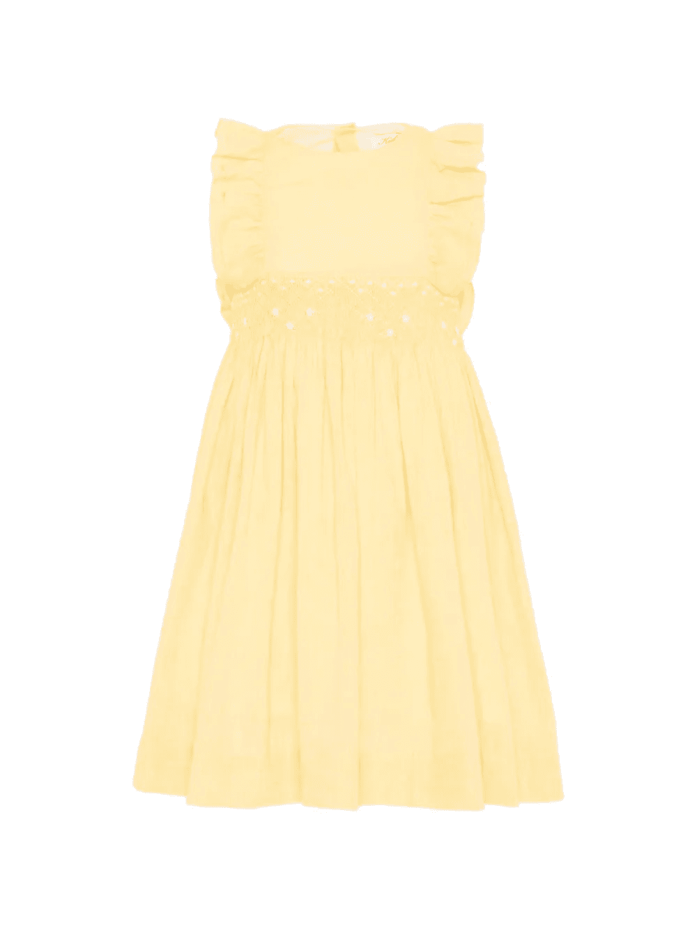 smocked ruffled dress - Image 1