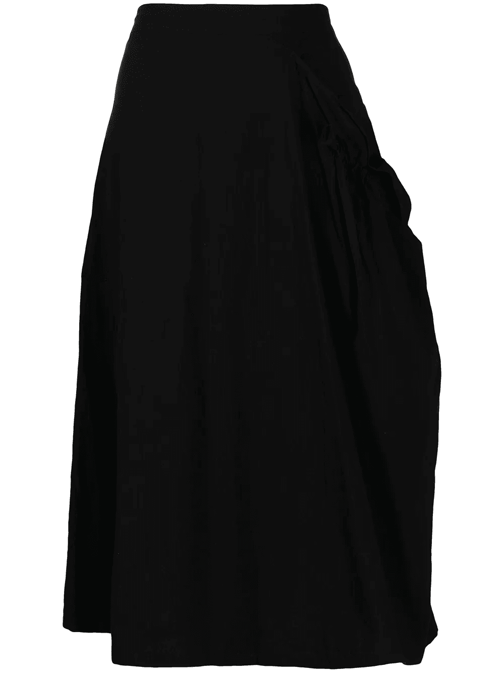 high-waisted ruched skirt - Image 1