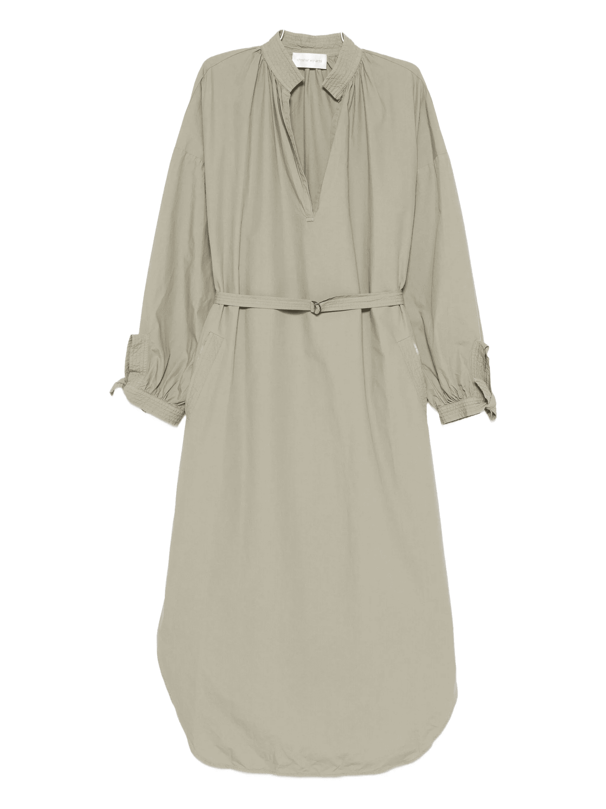 belted shirt dress - Image 1