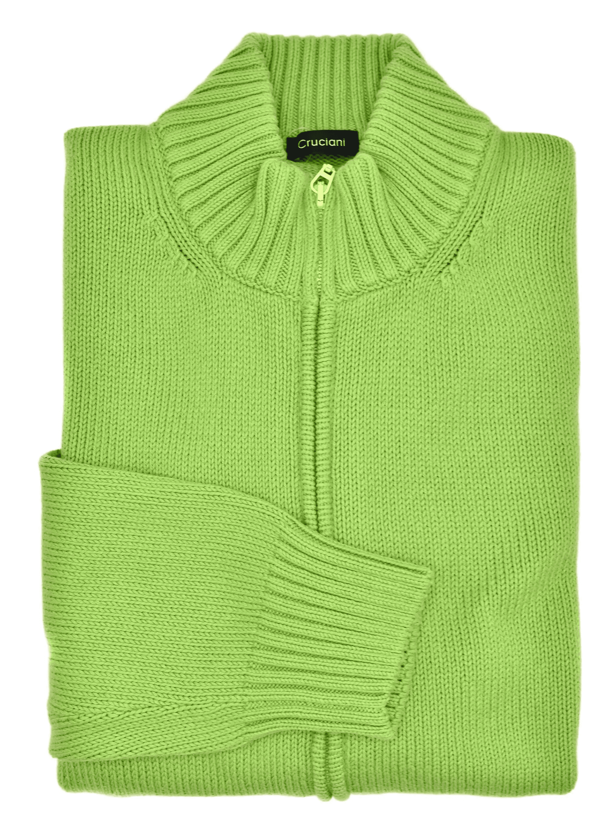 zip-up cotton cardigan - Image 1