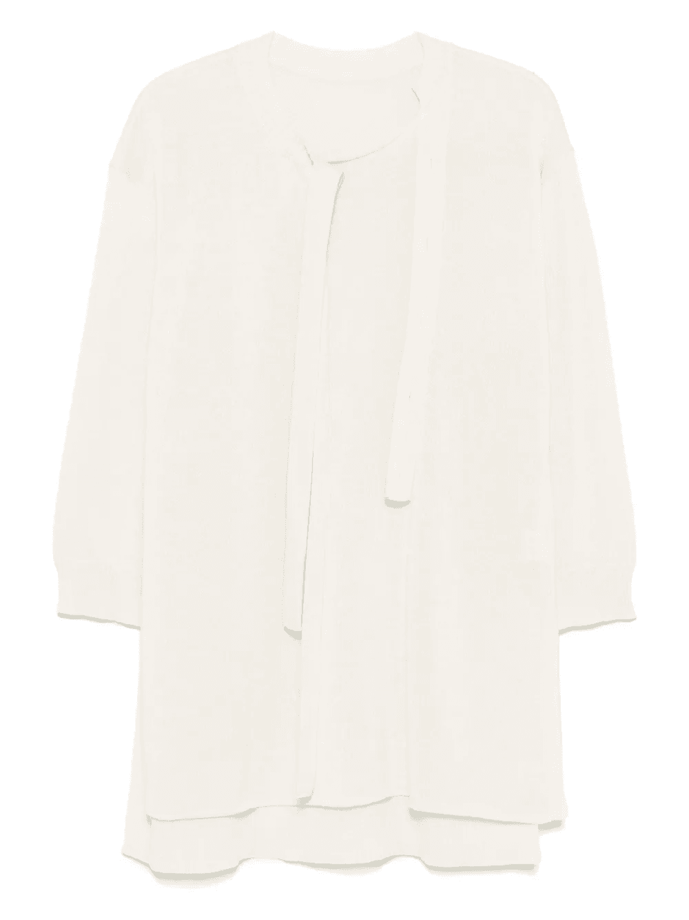 buttoned draped sweater - Image 1