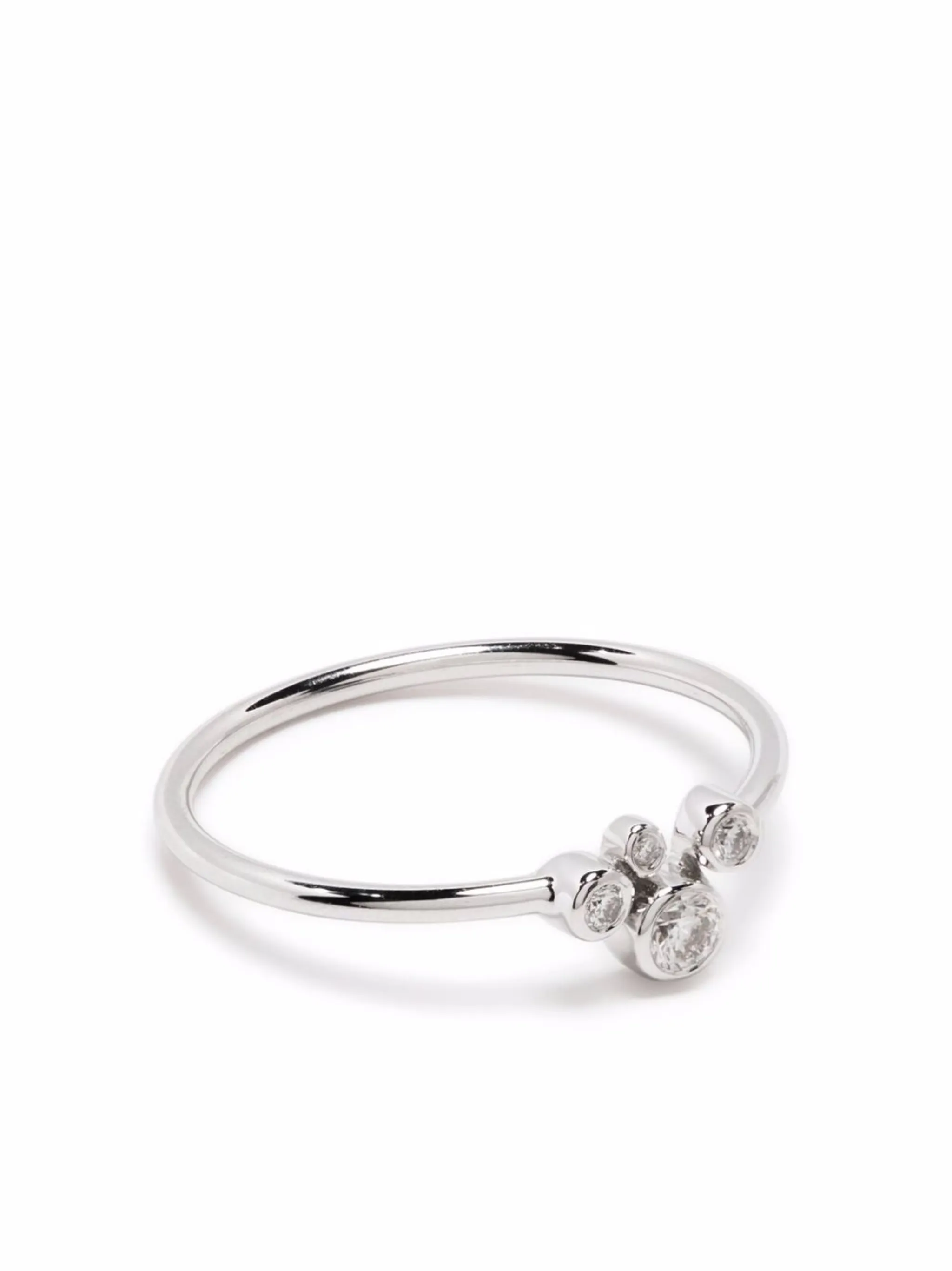 14kt white gold Elena diamond ring - Image 1
