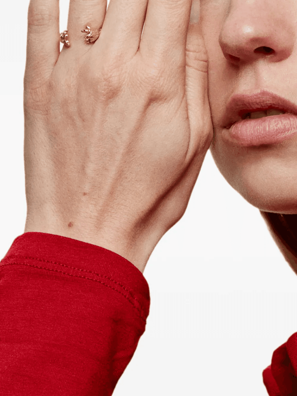 14K yellow gold Maia ruby ring - Image 1