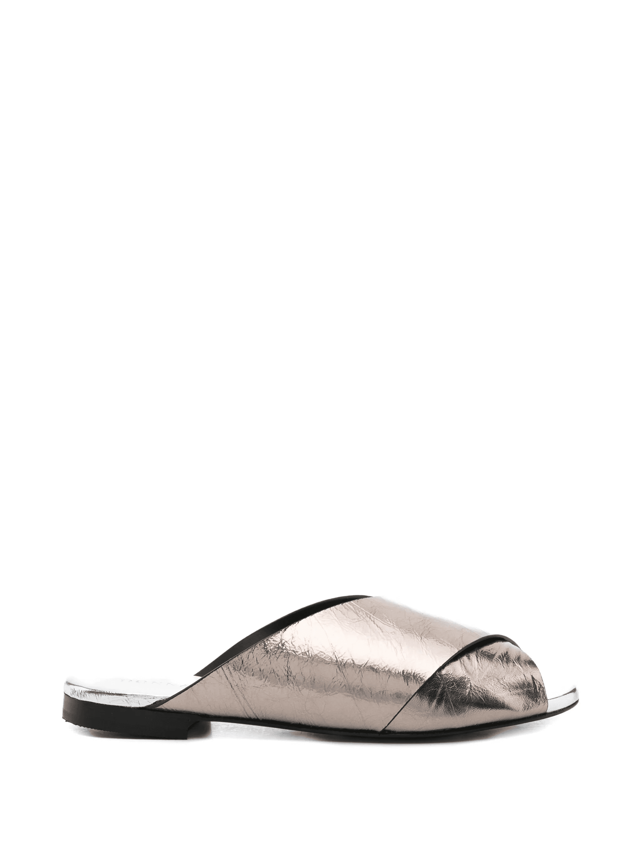 crossover leather sandals - Image 1
