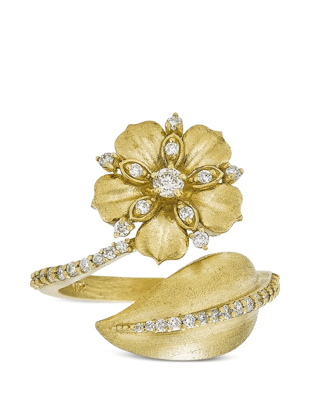 Jasmine Bloom Tala diamond bypass ring - Image 1