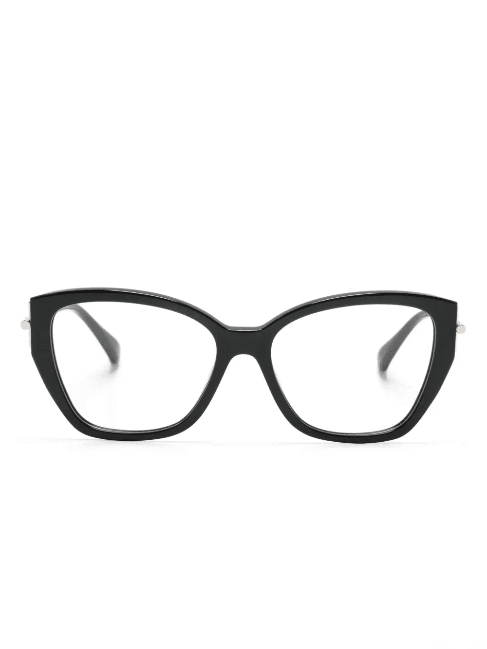 logo-engraved cat-eye glasses - Image 1