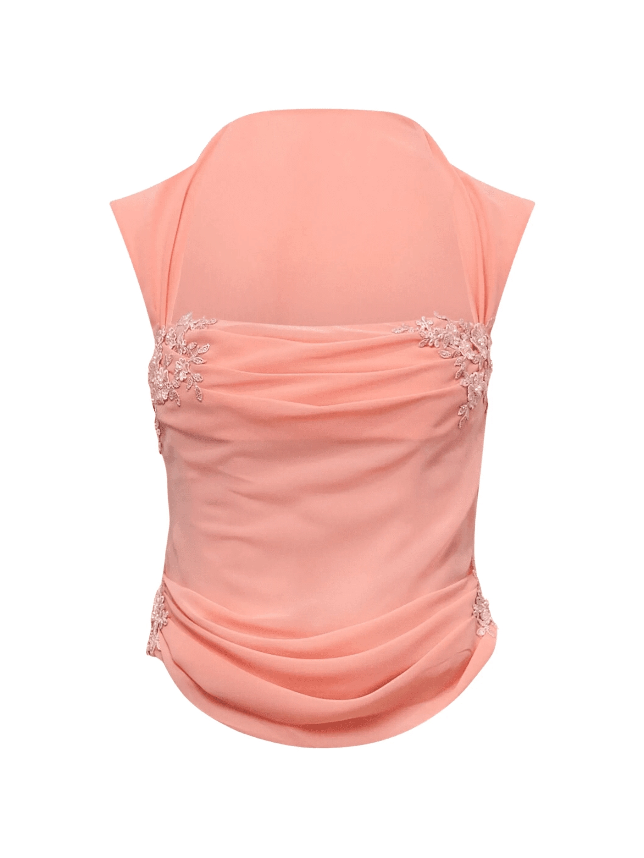 Belle draped lace corset - Image 1
