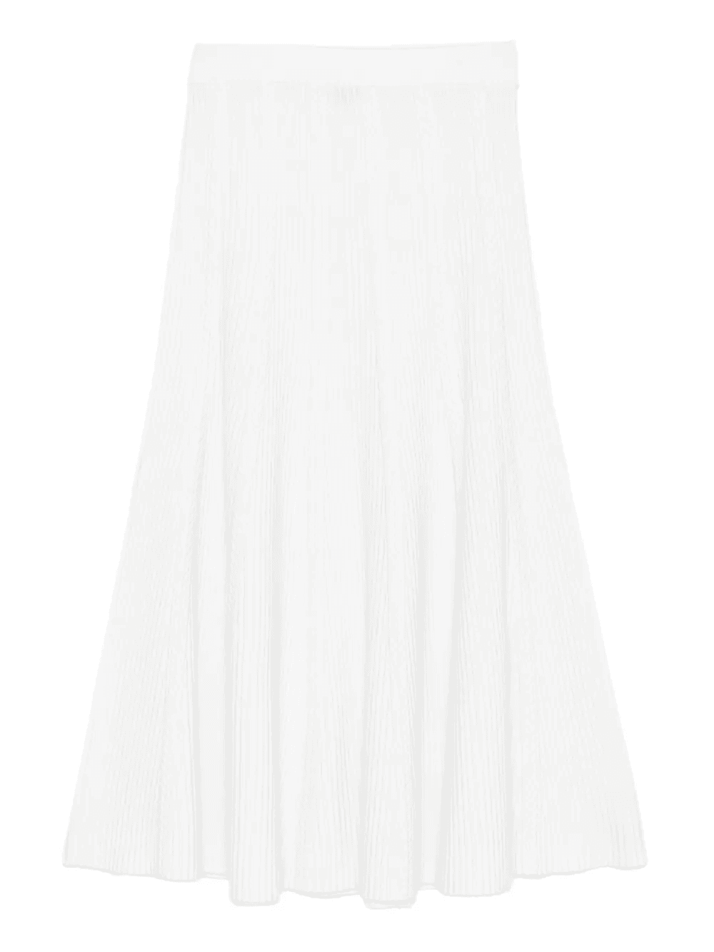 ribbed A-line skirt - Image 1