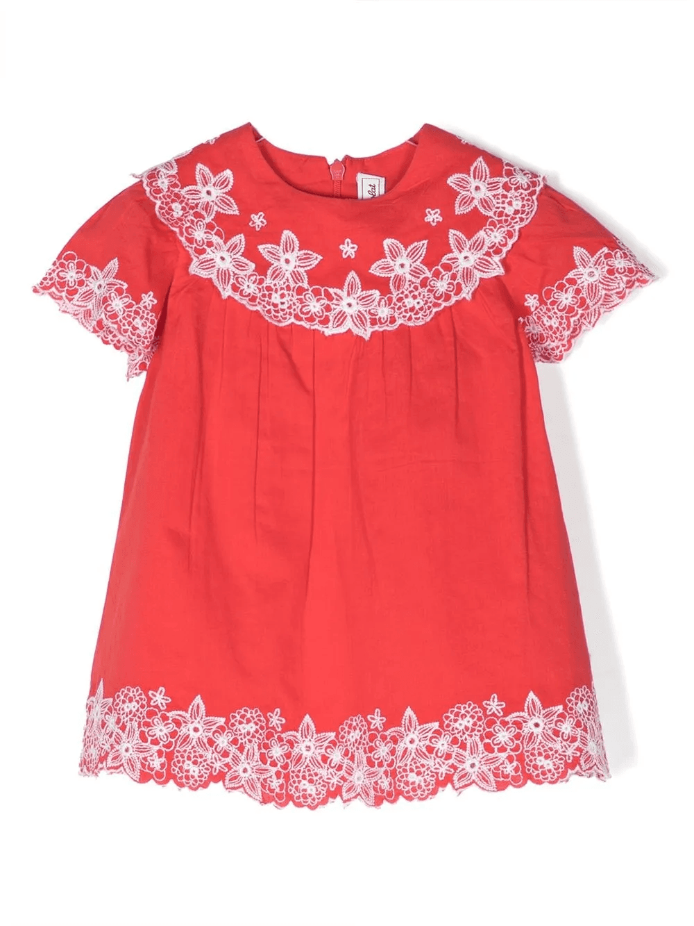 embroidered cotton dress - Image 1