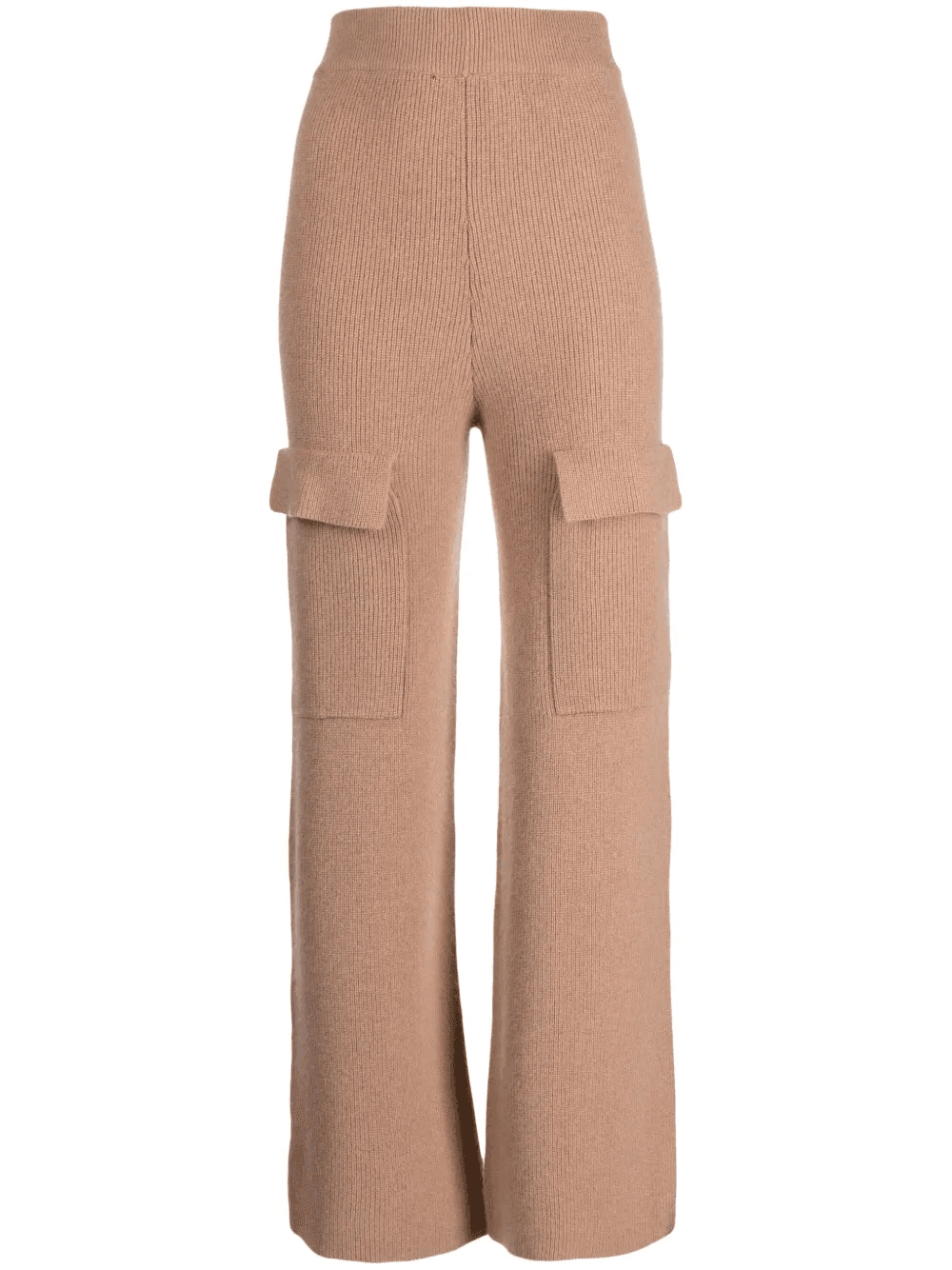 fine-knit wide-leg trousers - Image 1