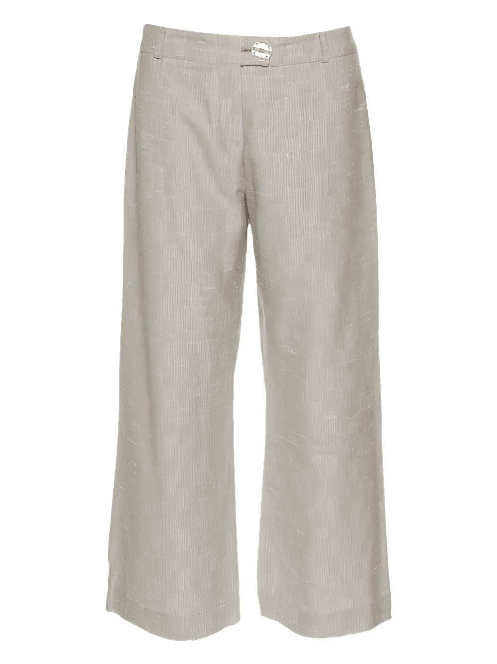 pre-owned button-closure trousers - Image 1