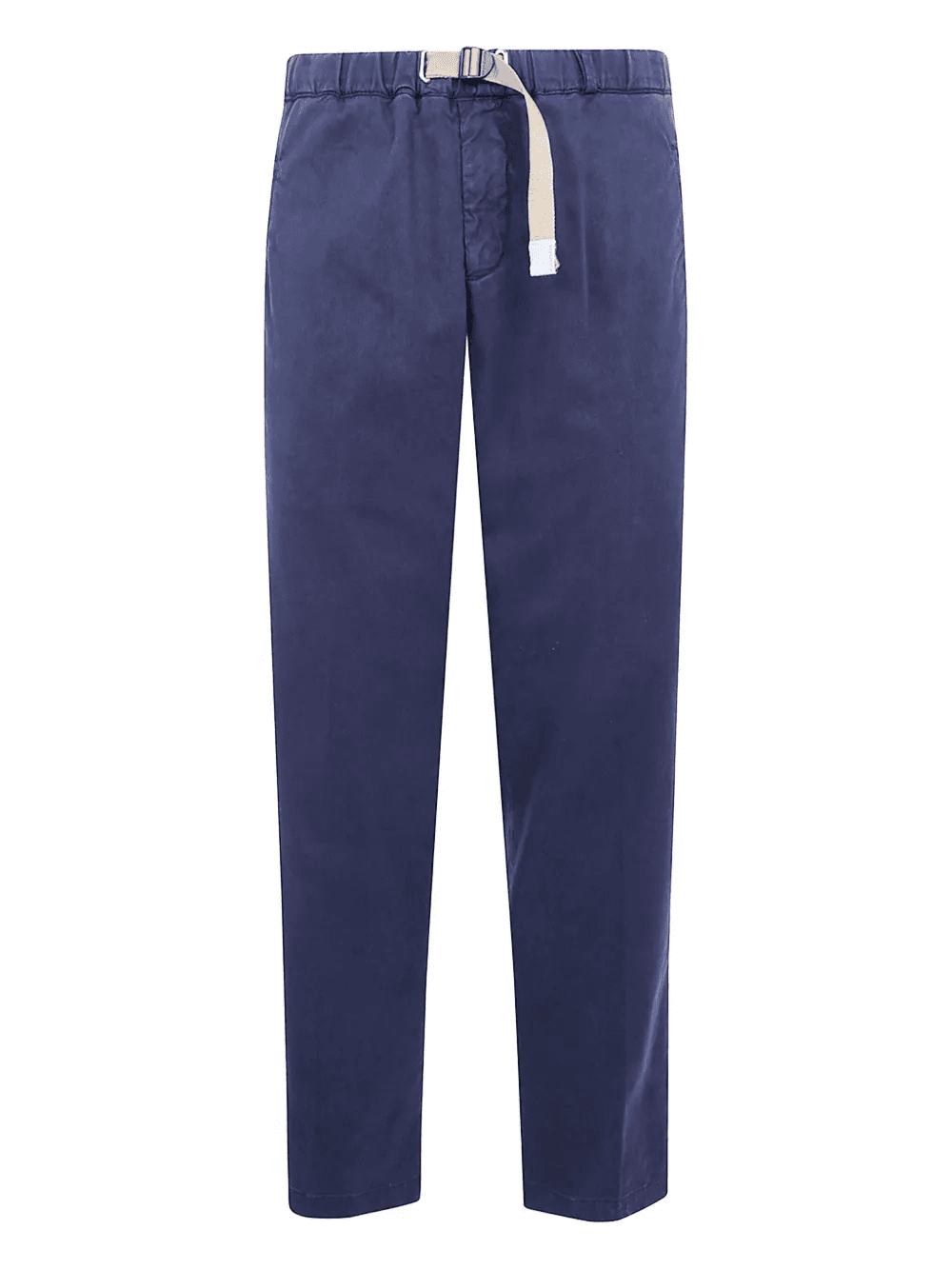 drawstring-buckle welt-pocket trousers - Image 1