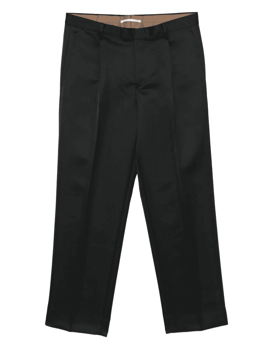 pleated straight-leg trousers - Image 1