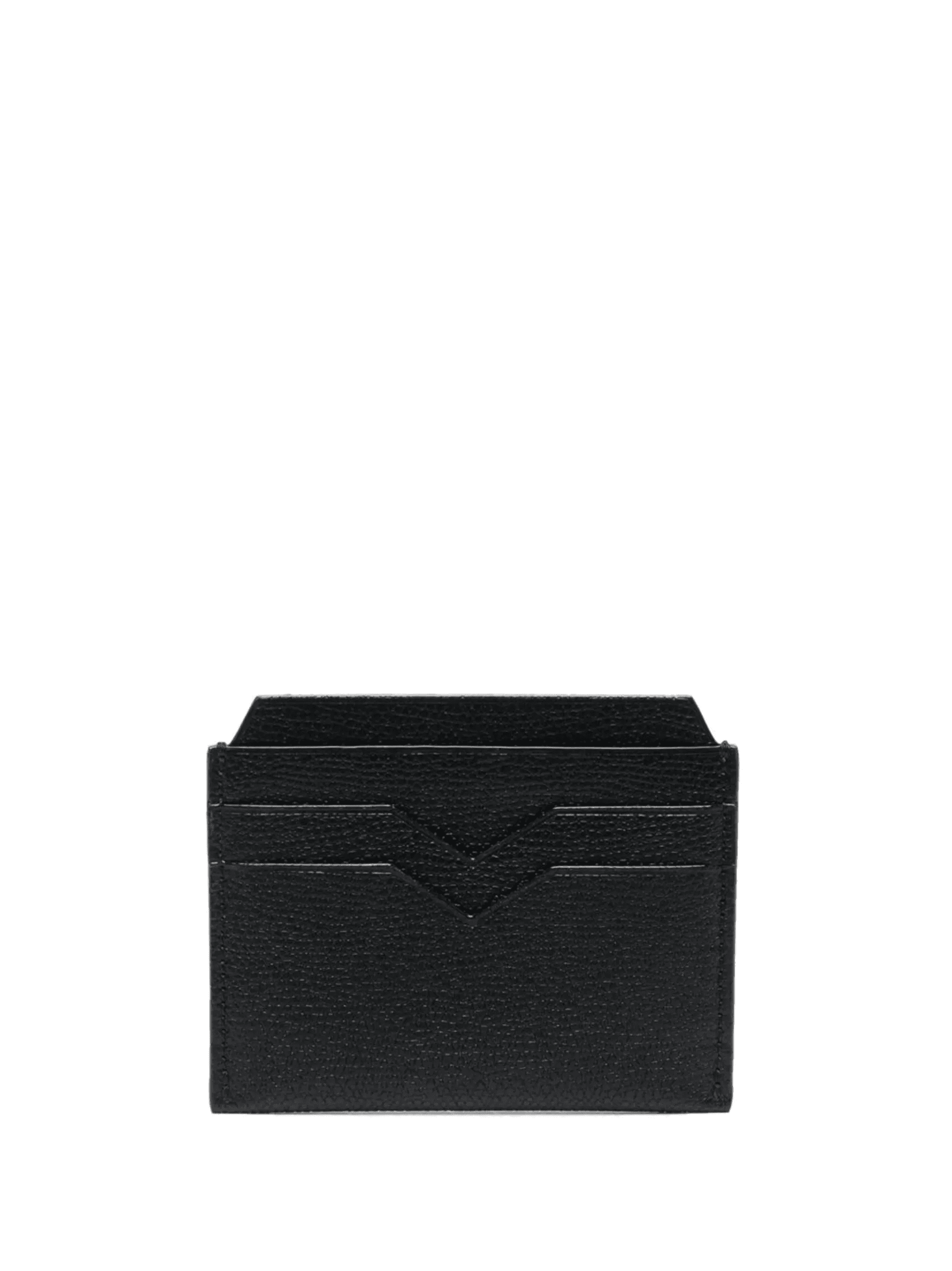 V-shape detail leather cardholder - Image 1