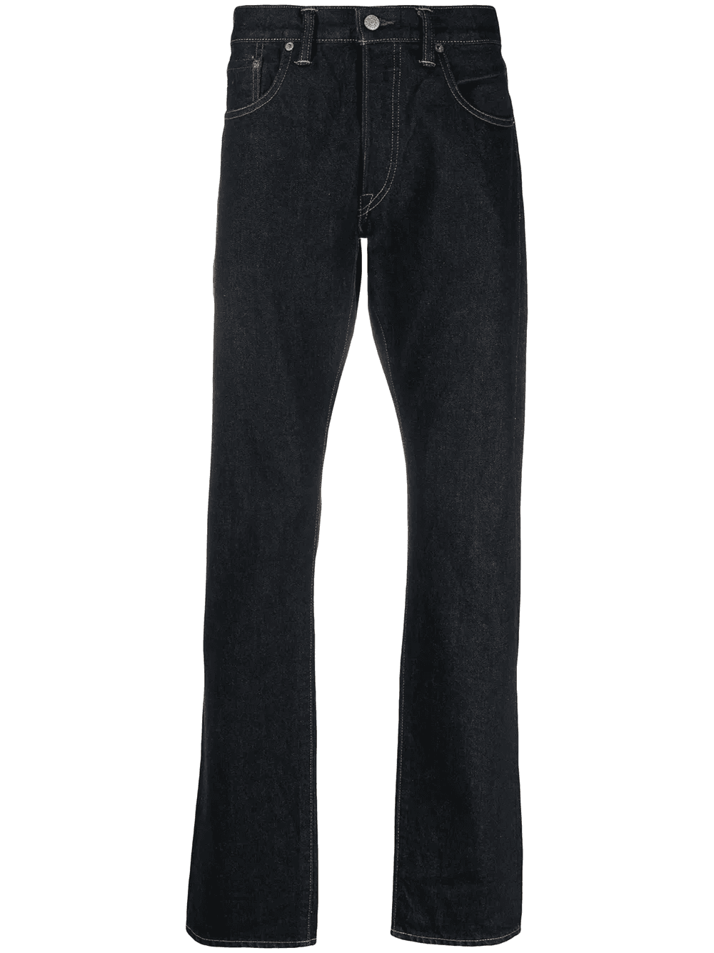 raw indigo denim jeans - Image 1