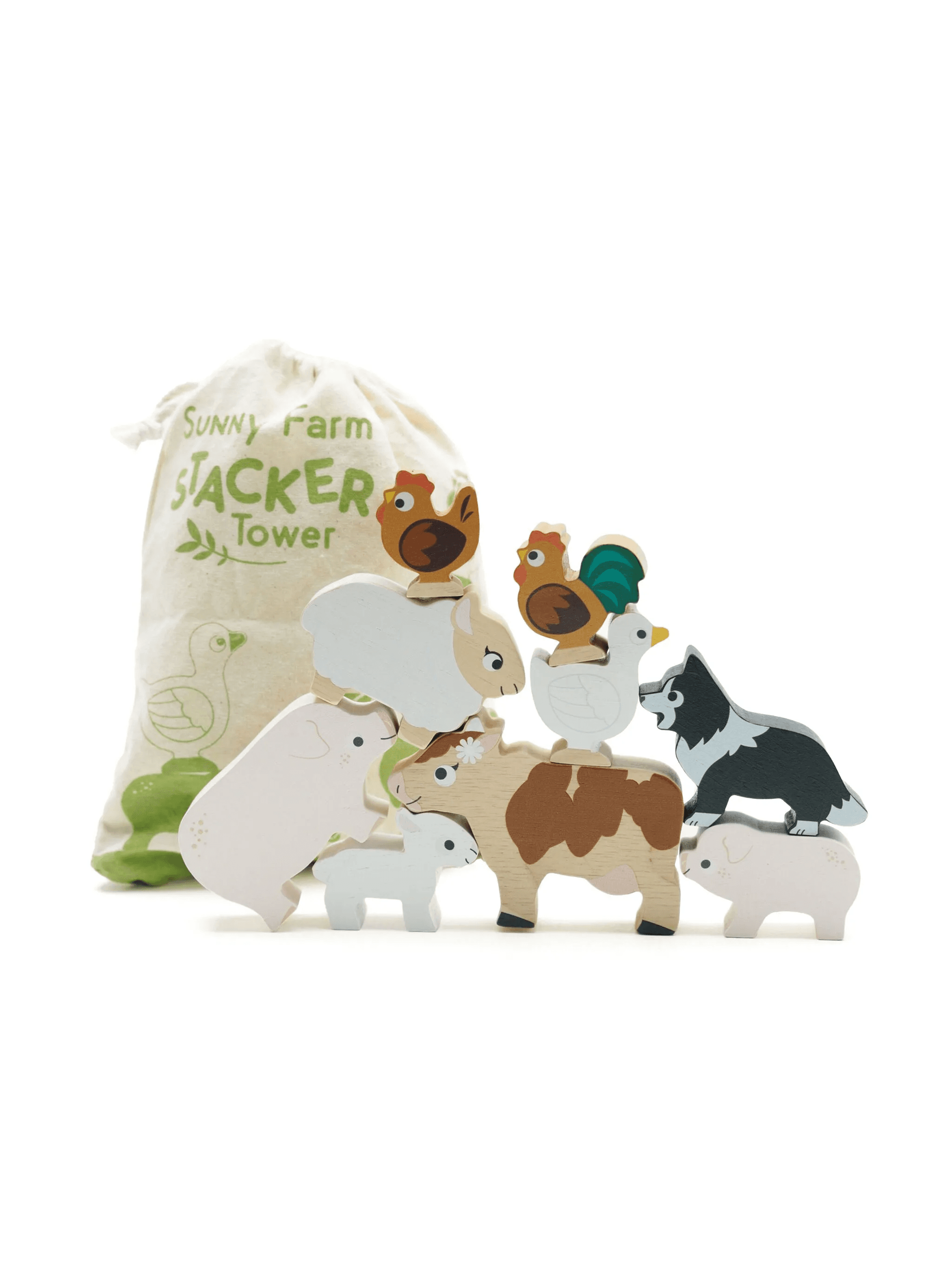 Farmyard stacking toy - Image 1