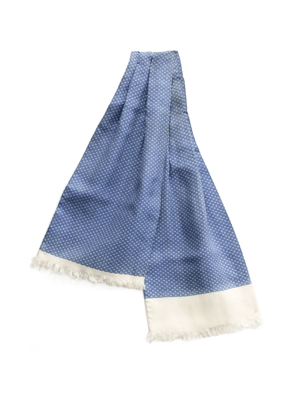 1960s H-pattern silk ascot - Image 1