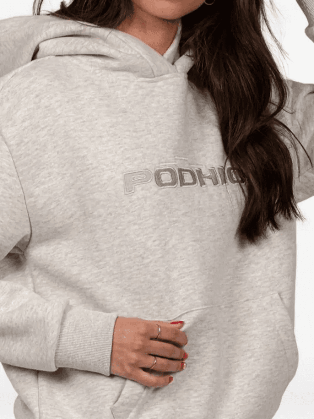 logo-detail hoodie - Image 1