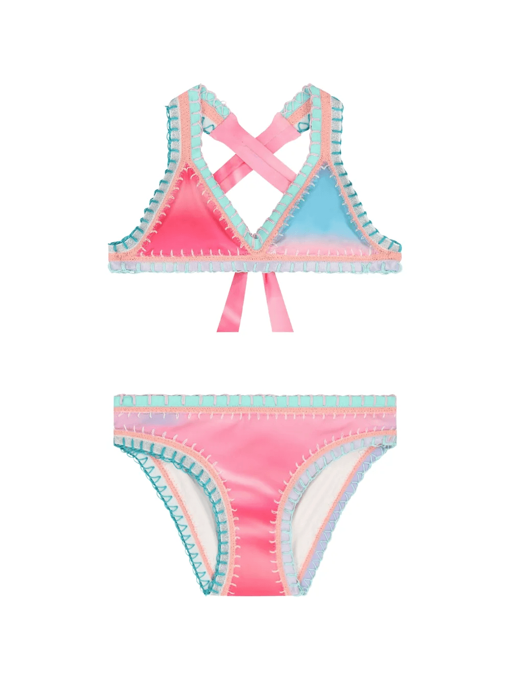 tie-dye crochet swimwear - Image 1