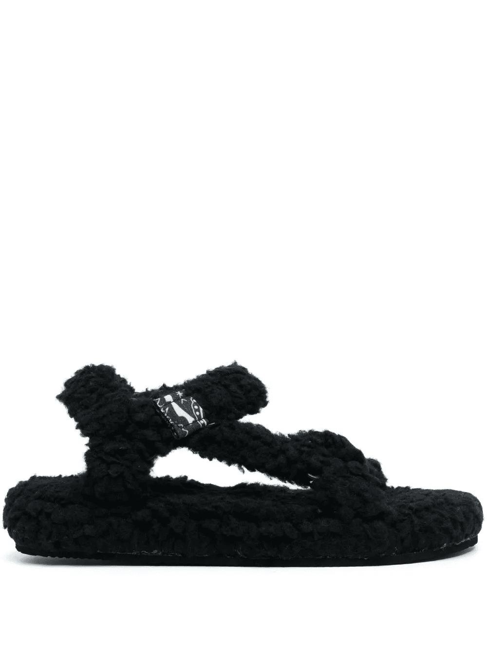 Trekky faux-fur sandals - Image 1