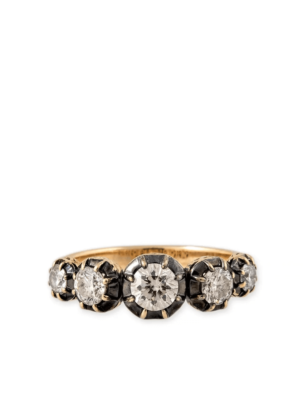 14kt yellow gold Sophia diamond ring - Image 1