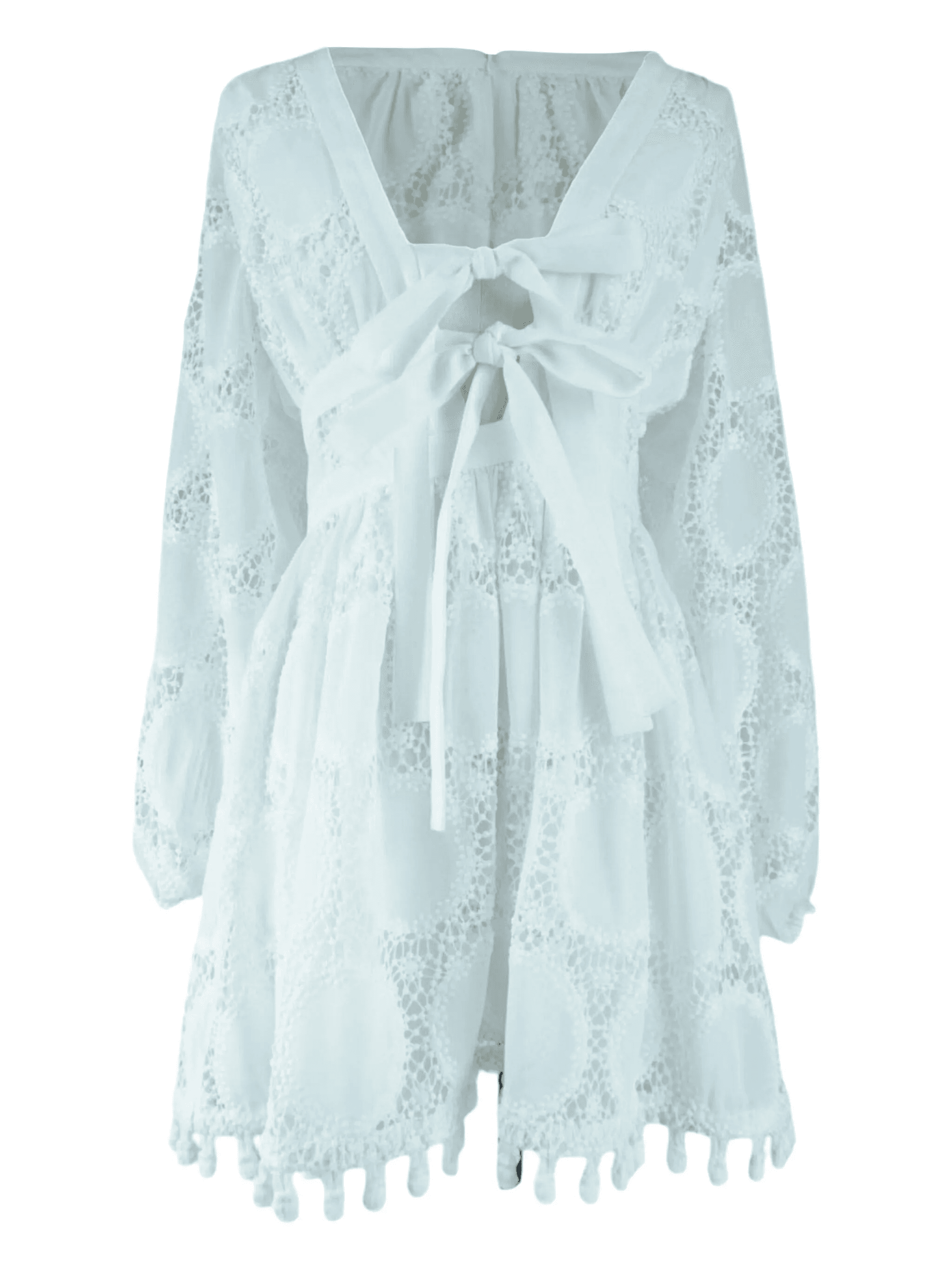 laced midi dress - Image 1