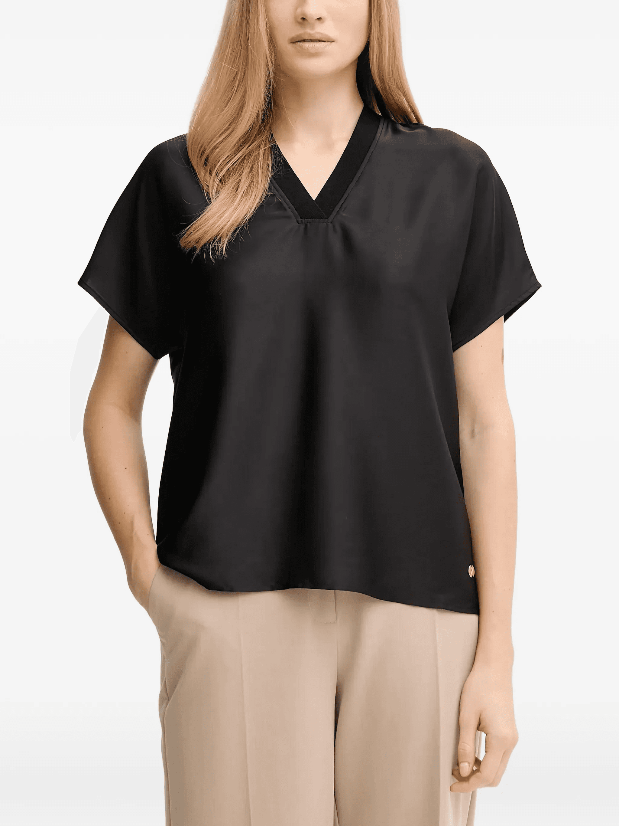 V-neck blouse - Image 1