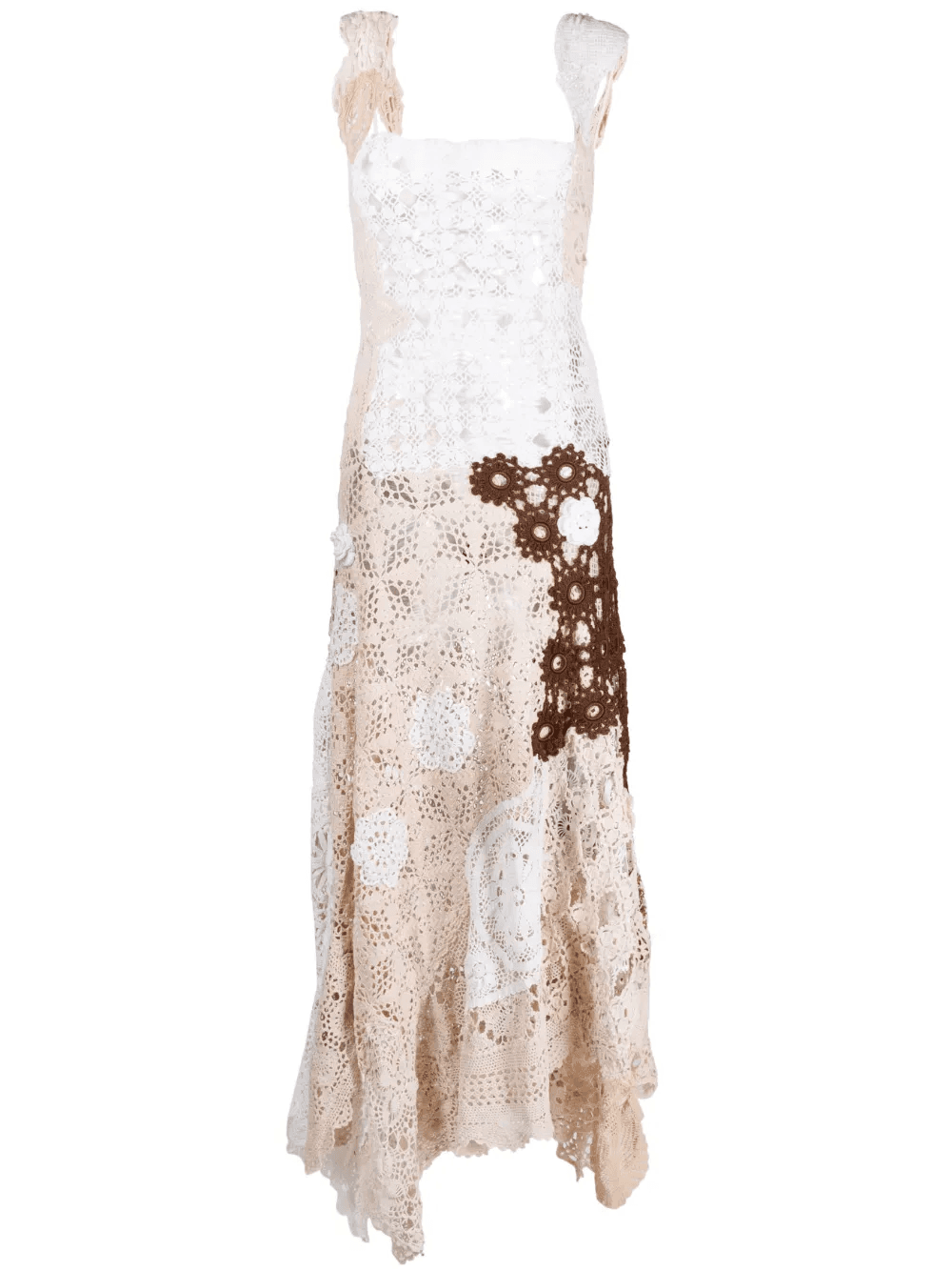 crochet midi dress - Image 1