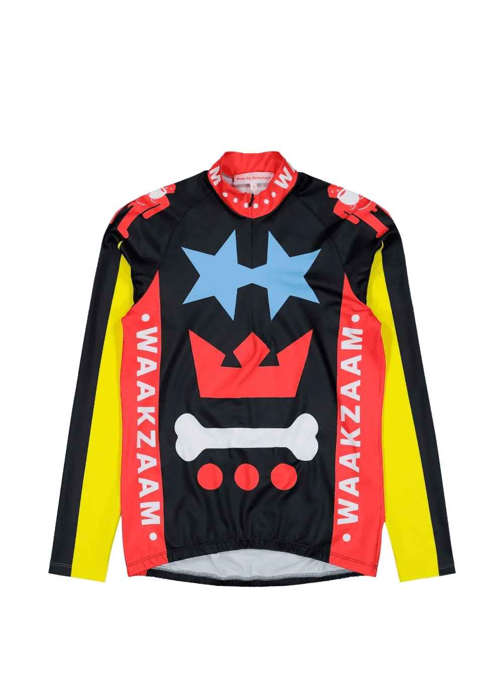 graphic elastic-hem bike top - Image 1