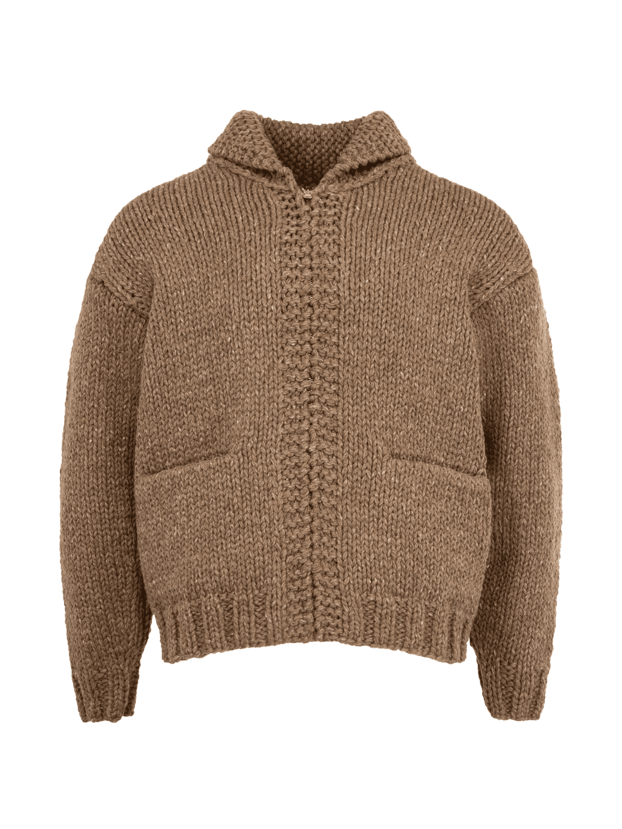 Cowichan hand-knit cardigan - Image 1
