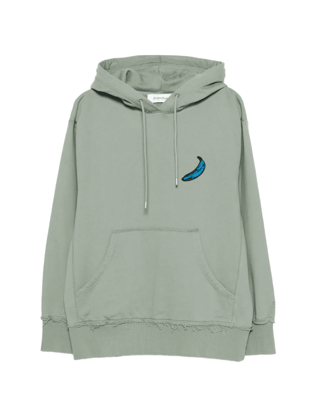 x Andy Warhol frayed-detail hoodie - Image 1