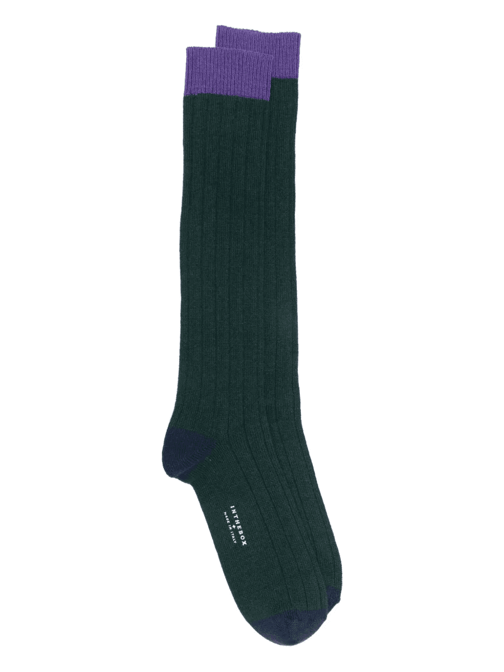 ribbed colour-block socks - Image 1