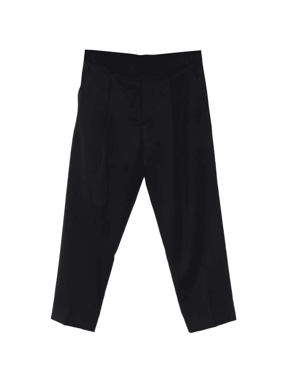 pleated straight trousers - Image 1