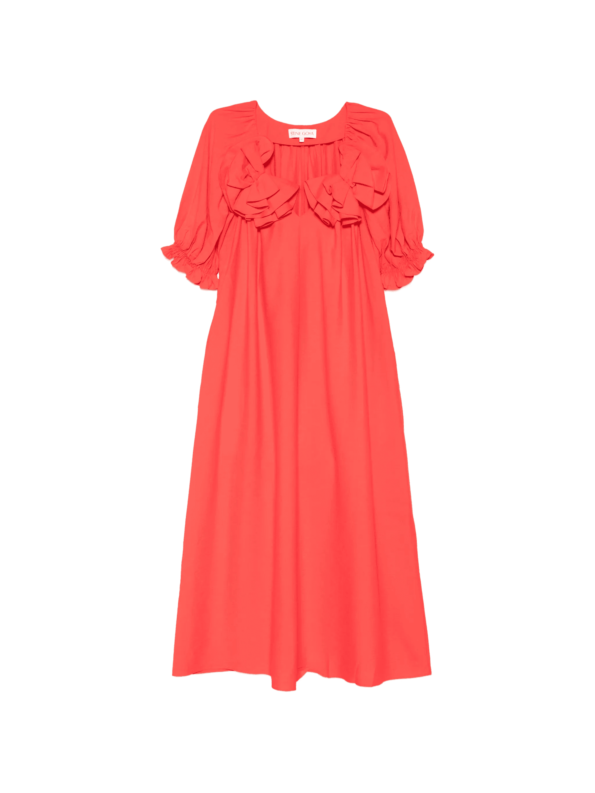 ruffled midi dress - Image 1