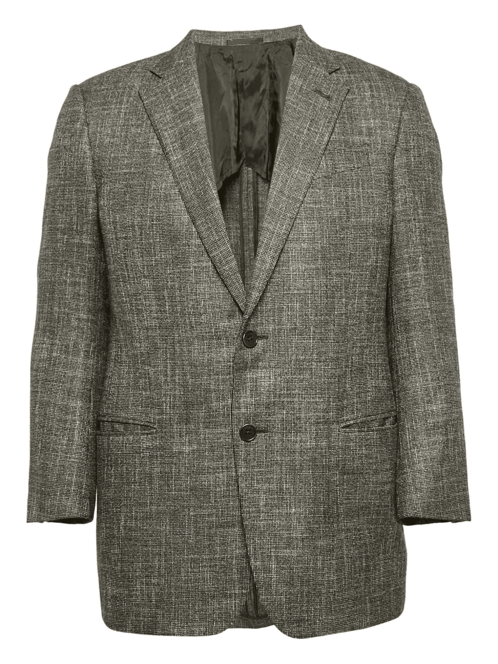 single-breasted textured blazer - Image 1