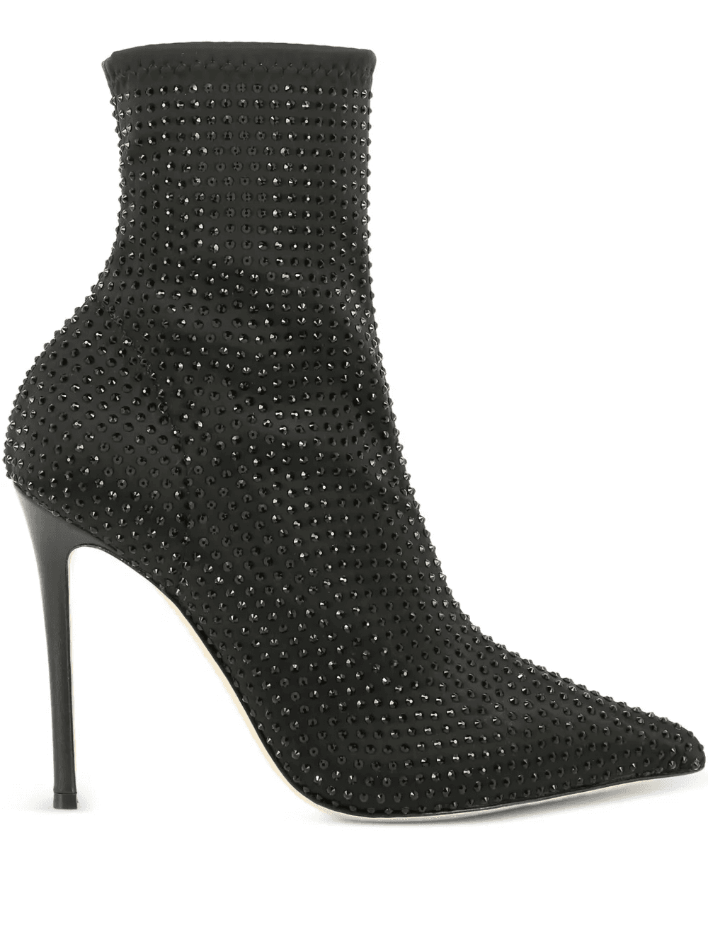 105mm crystal-embellished pointed-toe boots - Image 1