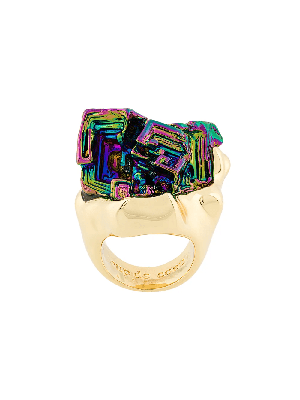 Vortex Rainbow Stone ring - Image 1