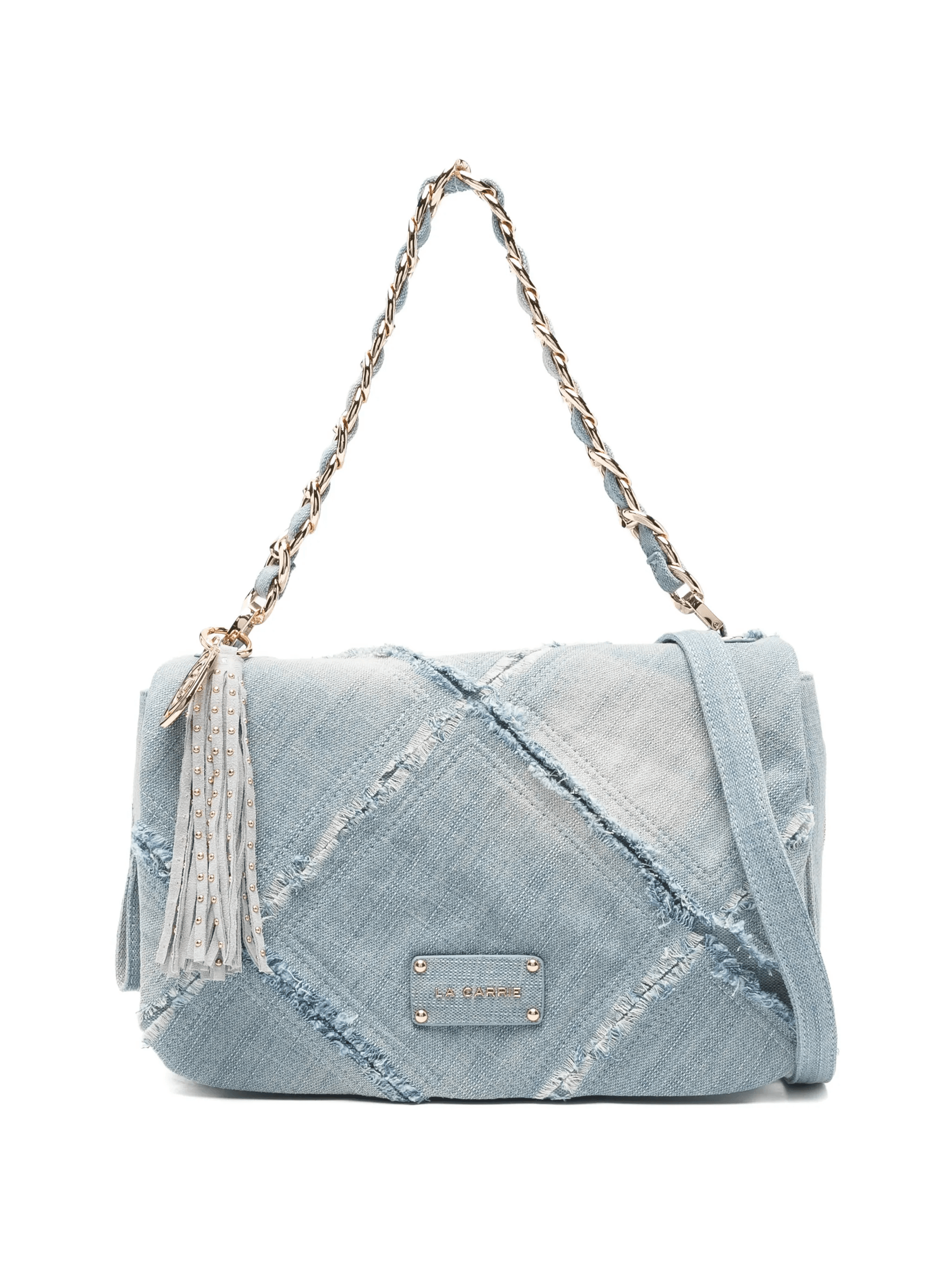 tassel patchwork cross body bag - Image 1